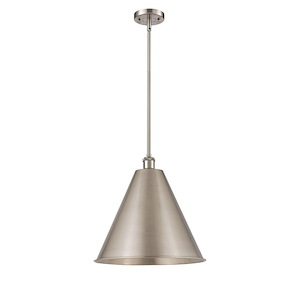 Berkshire Metal - 1 Light Pendant-17 Inch Tall and 16 Inch Wide - 1425026