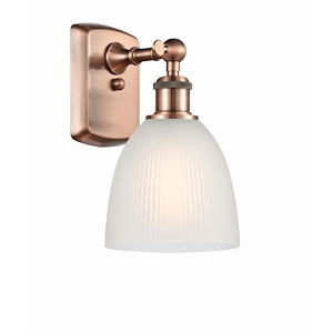 Castile - 1 Light Wall Sconce-10 Inch Tall and 6 Inch Wide - 1425038