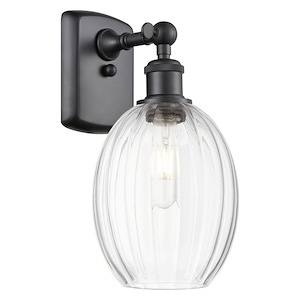 Preston - 1 Light Bulb Shade Wall Sconce-11.75 Inch Tall and 6.25 Inch Wide - 1387678