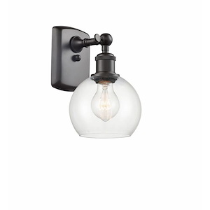 Athens - 1 Light Wall Sconce In Industrial Style-9.38 Inches Tall and 6 Inches Wide - 1297731