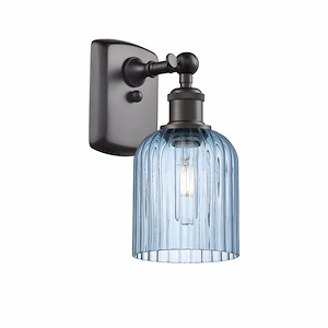 Bridal Veil - 1 Light Wall Sconce-10 Inch Tall and 5 Inch Wide - 1364669