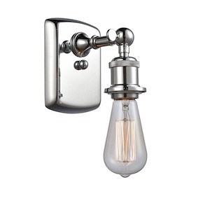 Bare Bulb - 100W 1 LED Wall Sconce-6 Inch Tall and 4.5 Inch Wide - 1425084