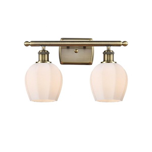 Norfolk - 2 Light Bath Vanity In Industrial Style-10 Inches Tall and 16 Inches Wide - 1289568