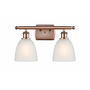 Castile - 2 Light Bath Vanity-10 Inch Tall and 16 Inch Wide - 1425277
