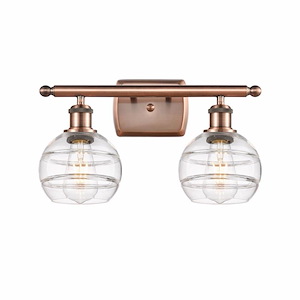 Rochester - 2 Light Bath Vanity In Industrial Style-8.88 Inches Tall and 15.88 Inches Wide - 1330101