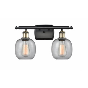 Belfast - 2 Light Bath Vanity In Industrial Style-11 Inches Tall and 16 Inches Wide - 1289572