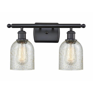 Caledonia - 2 Light Bath Vanity In Industrial Style-12 Inches Tall and 16 Inches Wide - 1289587