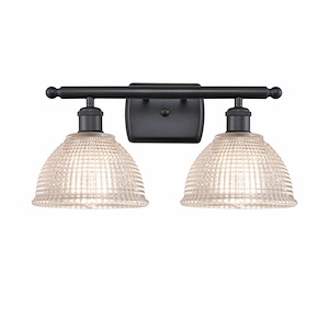 Arietta - 2 Light Bath Vanity In Industrial Style-10 Inches Tall and 16 Inches Wide - 1289650