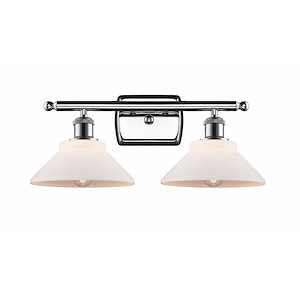 Orwell - 2 Light Bath Vanity In Industrial Style-10 Inches Tall and 18 Inches Wide - 1289566