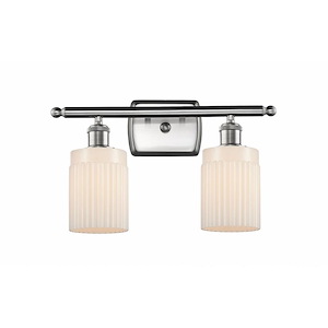 Hadley - 2 Light Bath Vanity In Art Deco Style-9 Inches Tall and 16 Inches Wide - 1289548