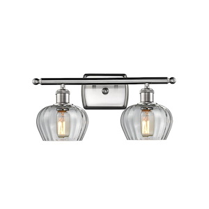 Fenton - 100W 2 LED Bath Vanity-8.5 Inch Tall and 16.5 Inch Wide - 1425360