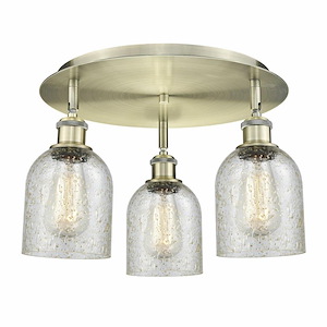 Caledonia - 3 Light Flush Mount In Industrial Style-9.5 Inches Tall and 16.75 Inches Wide - 1330103