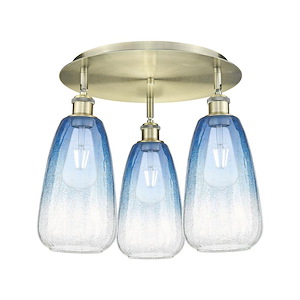 Brookhaven Almond - 3 Light Flush Mount-15 Inch Tall and 18 Inch Wide - 1387729