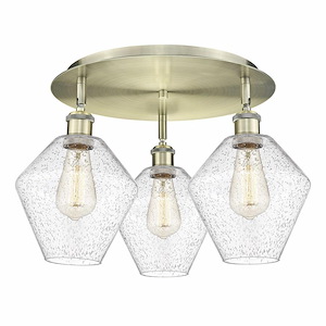 Cindyrella - 3 Light Flush Mount In Industrial Style-11 Inches Tall and 19.75 Inches Wide - 1330130