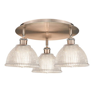 Arietta - 3 Light Semi-Flush Mount-9 Inch Tall and 19.75 Inch Wide - 1425489