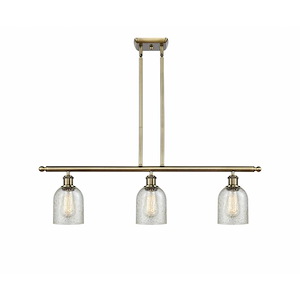 Caledonia - 3 Light Stem Hung Island-9.5 Inch Tall and 36 Inch Wide - 1425455