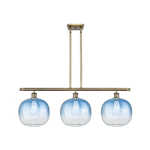 Brookhaven Sphere - 3 Light Stem Hung Island-13 Inch Tall and 37 Inch Wide - 1387735