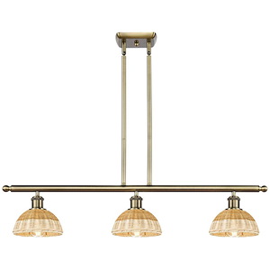 Bristol Natural II - 3 Light Stem Hung Island-7.75 Inch Tall and 36 Inch Wide - 1387725