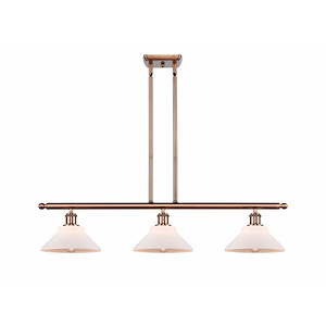 Orwell - 3 Light Stem Hung Island-7.5 Inch Tall and 36 Inch Wide - 1425547