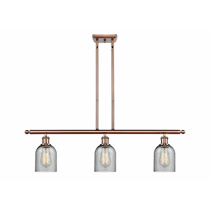 Caledonia - 3 Light Stem Hung Island-9.5 Inch Tall and 36 Inch Wide - 1425576