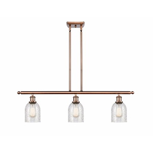 Caledonia - 3 Light Stem Hung Island-9.5 Inch Tall and 36 Inch Wide - 1425548