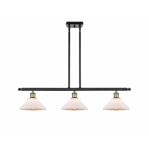 Orwell - 3 Light Stem Hung Island-7.5 Inch Tall and 36 Inch Wide - 1425551