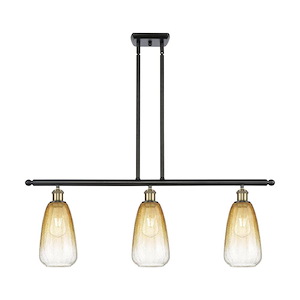 Brookhaven Almond - 3 Light Stem Hung Island-14 Inch Tall and 36 Inch Wide - 1387703