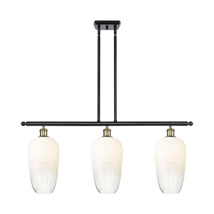Brookhaven Flute - 3 Light Stem Hung Island-16 Inch Tall and 36 Inch Wide - 1387690