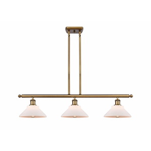 Orwell - 3 Light Stem Hung Island-7.5 Inch Tall and 36 Inch Wide - 1425458