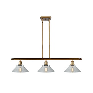 Orwell - 100W 3 LED Stem Hung Island-7.5 Inch Tall and 36 Inch Wide - 1425639