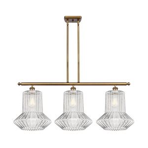 Springwater - 3 Light Stem Hung Island-15.5 Inch Tall and 38.5 Inch Wide - 1425587