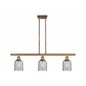 Caledonia - 3 Light Stem Hung Island-9.5 Inch Tall and 36 Inch Wide - 1425475