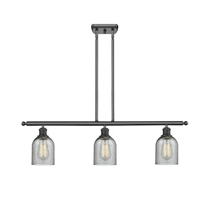 Caledonia - 3 Light Stem Hung Island-9.5 Inch Tall and 36 Inch Wide - 1425580