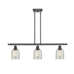 Caledonia - 3 Light Stem Hung Island-9.5 Inch Tall and 36 Inch Wide - 1425459