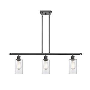 Clymer - 3 Light Stem hung Island-9.38 Inch Tall and 36 Inch Wide - 1425581