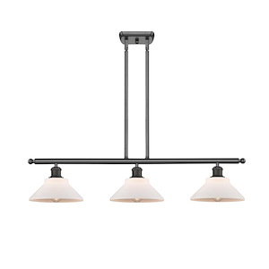 Orwell - 3 Light Stem Hung Island-7.5 Inch Tall and 36 Inch Wide - 1426128