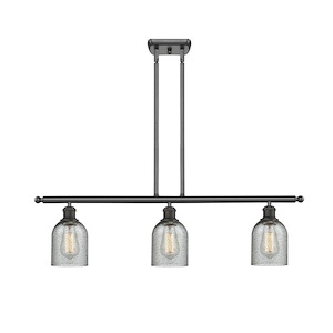 Caledonia - 3 Light Stem Hung Island-9.5 Inch Tall and 36 Inch Wide - 1425643