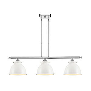Adirondack - 3 Light Island In Industrial Style-11 Inches Tall and 36 Inches Wide - 1425701