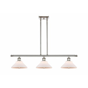 Orwell - 3 Light Stem Hung Island-7.5 Inch Tall and 36 Inch Wide - 1426129