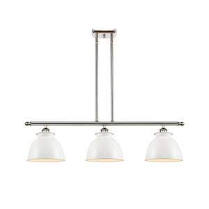 Adirondack - 3 Light Island In Industrial Style-11 Inches Tall and 36 Inches Wide - 1427529