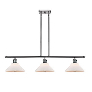 Orwell - 3 Light Stem Hung Island-7.5 Inch Tall and 36 Inch Wide - 1425683