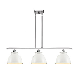 Adirondack - 3 Light Island In Industrial Style-11 Inches Tall and 36 Inches Wide - 1425493