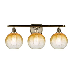 Brookhaven Globe - 3 Light Bath Vanity-11.13 Inch Tall and 27.88 Inch Wide - 1425592