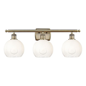Brookhaven Globe - 3 Light Bath Vanity-11.13 Inch Tall and 27.88 Inch Wide - 1425597