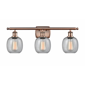 Belfast - 3 Light Bath Vanity In Industrial Style-11 Inches Tall and 26 Inches Wide - 1289594