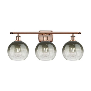 Brookhaven Globe - 3 Light Bath Vanity-11.13 Inch Tall and 27.88 Inch Wide - 1426135