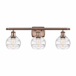 Rochester - 3 Light Bath Vanity In Industrial Style-8.88 Inches Tall and 25.88 Inches Wide - 1330167