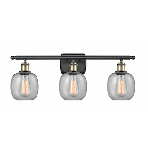 Belfast - 3 Light Bath Vanity In Industrial Style-11 Inches Tall and 26 Inches Wide - 1289594