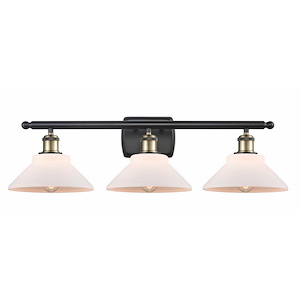 Orwell - 3 Light Bath Vanity In Industrial Style-10 Inches Tall and 26 Inches Wide - 1289622