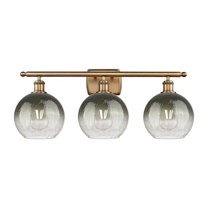 Brookhaven Globe - 3 Light Bath Vanity-11.13 Inch Tall and 27.88 Inch Wide - 1425671